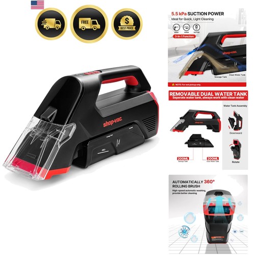 Cordless spot cleaner - 3-in-1,